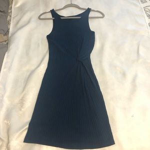 Cute casual navy blue dress